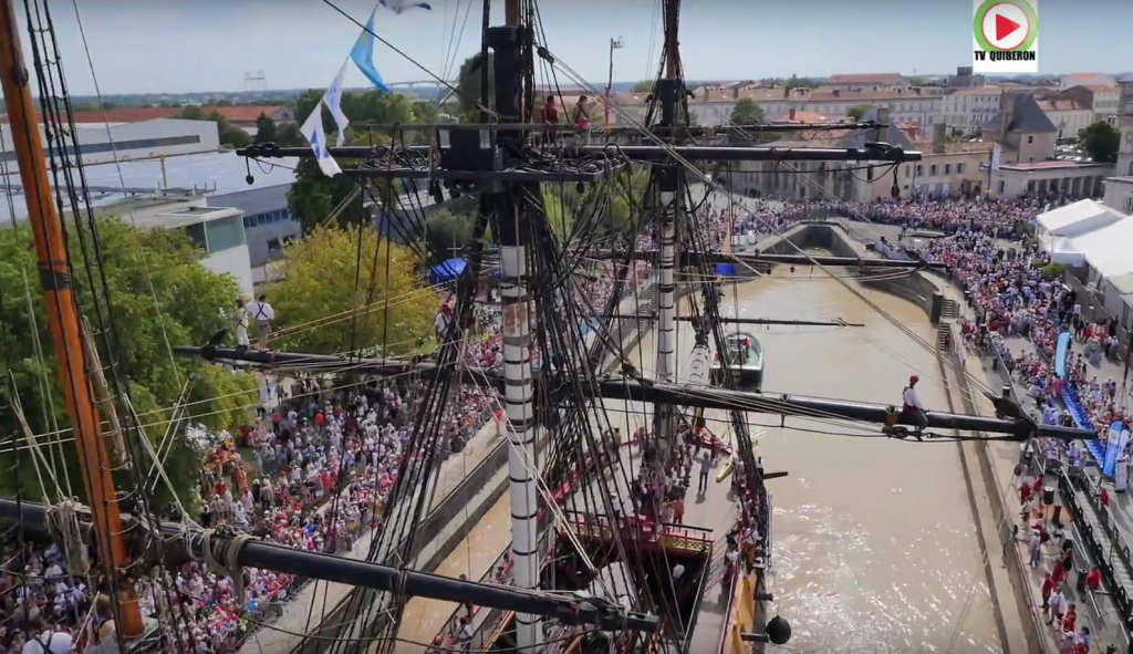 Rochefort: Le retour de l'Hermione - Ile d'Aix TV