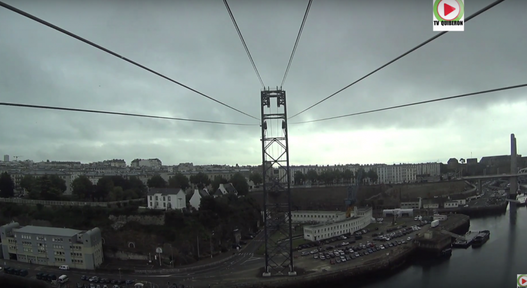 A bord du téléphérique de Brest - Bretagne Télé