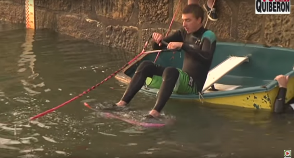Carnac sauts et chutes en wakeboard