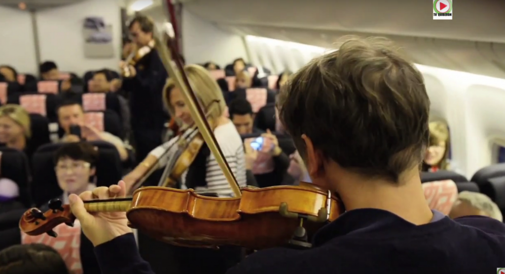 Paris Bretagne Télé: Ensemble Matheus Concerto pour Boeing 777