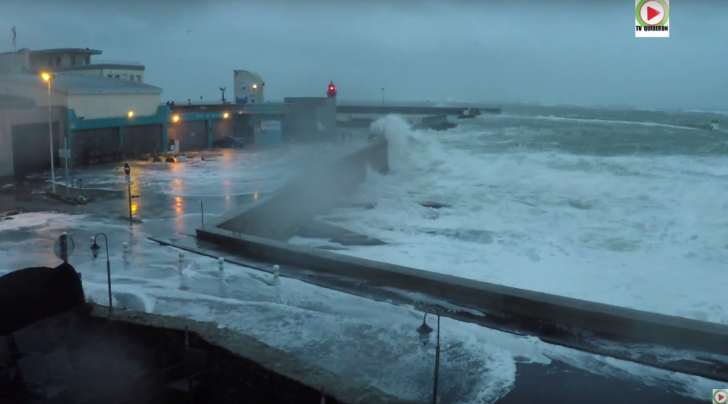 Bretagne Télé: Tempete Kurt Finistere