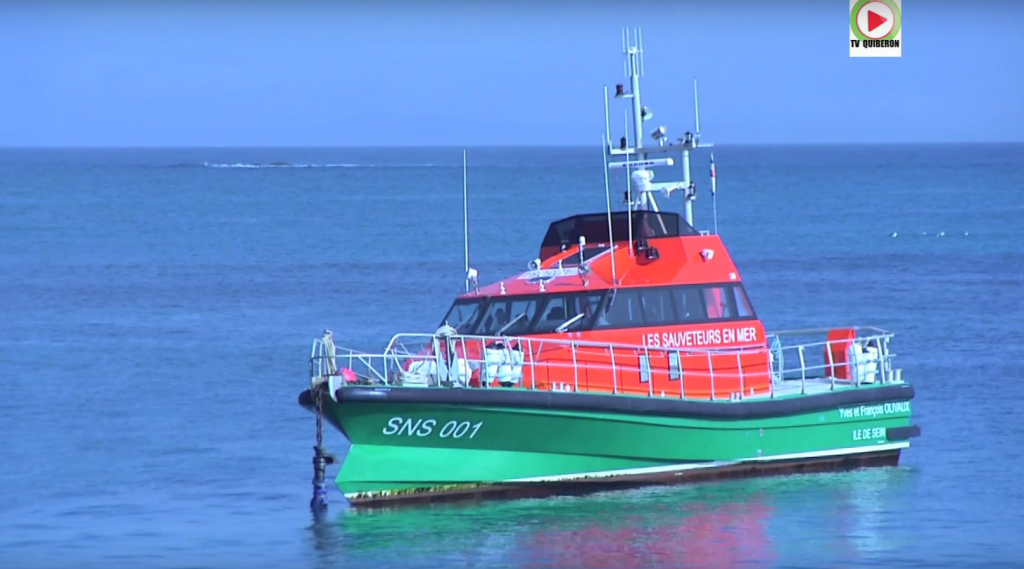 Bretagne Télé: La SNS 001 à l'Ile de Sein