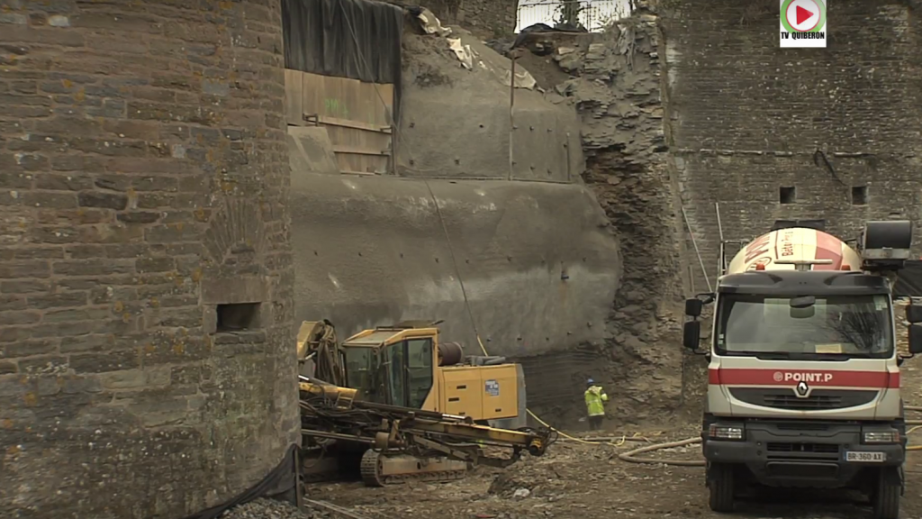 Bretagne Télé: Réparation du Chateau de Pontivy