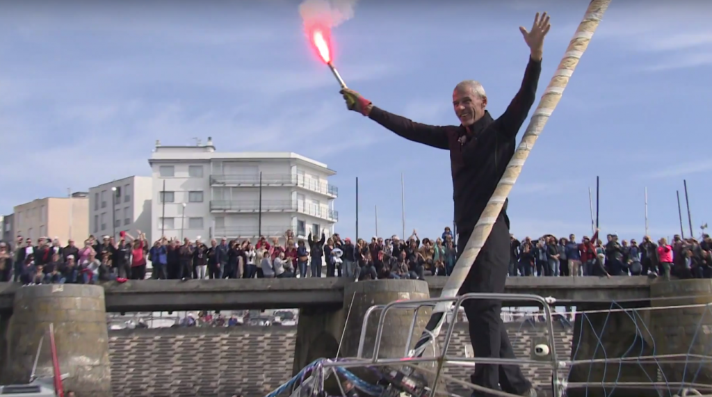 Vendée-Globe 2017: Clap de fin Destremau accoste - Bretagne Télé