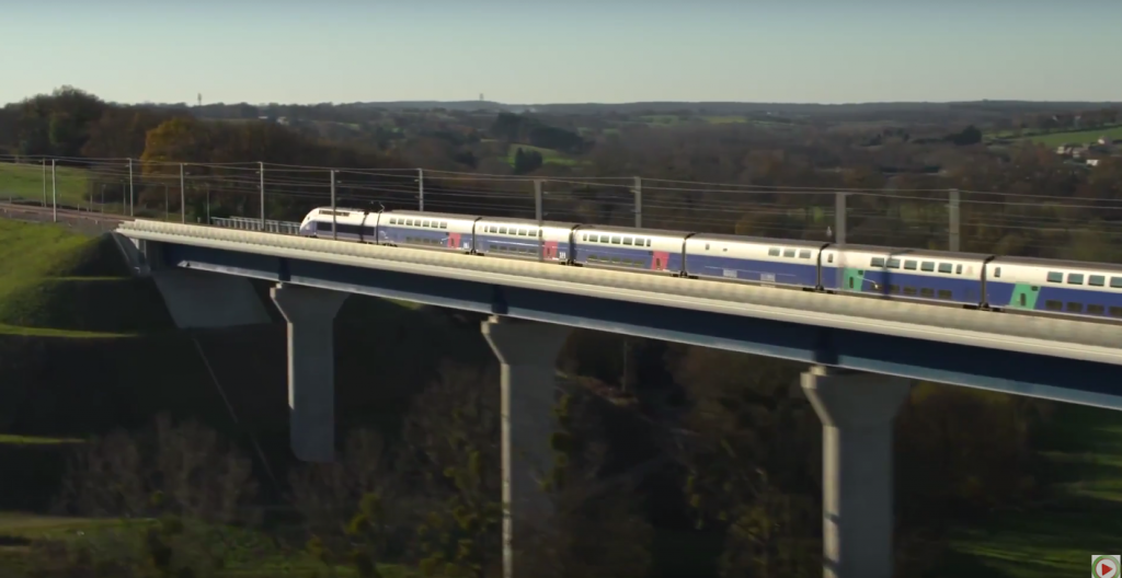 Bretagne Télé: LGV 1er Train d'Essai Le-Mans Rennes