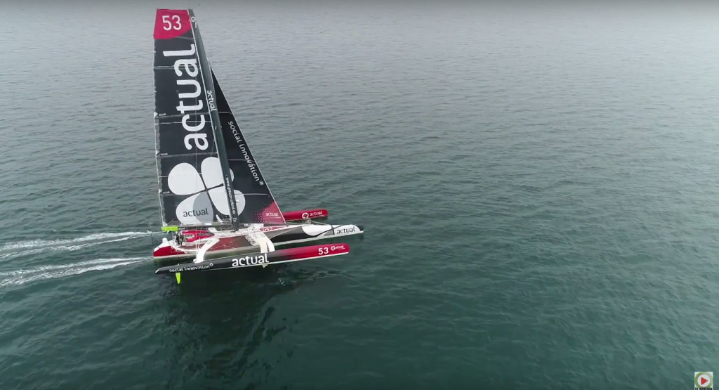 Voile: Actual Tour du monde à l'envers - TV Quiberon 24/7