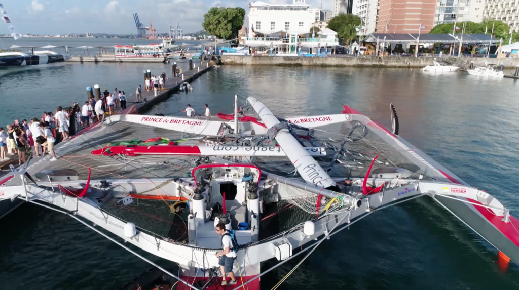 Prince de Bretagne démate dans la Transat - Bretagne Télé