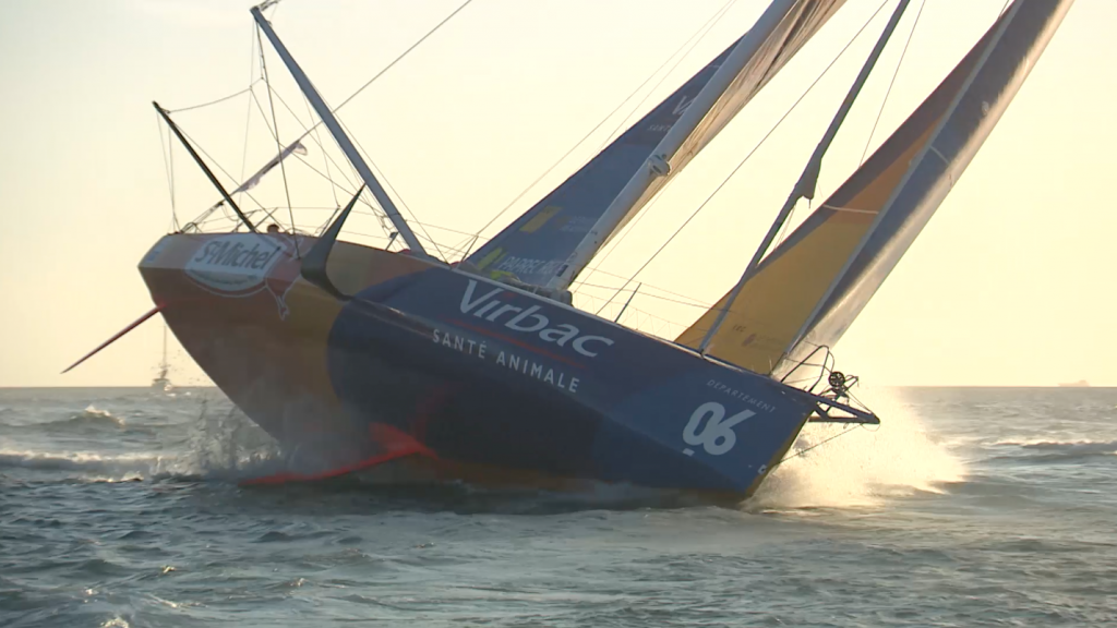 Saint-Michel-Virbac 1er Imoca - Le Havre Bretagne Télé