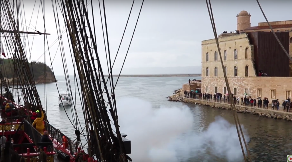 Les Canons de l'Hermione - Marseille Bretagne Télé