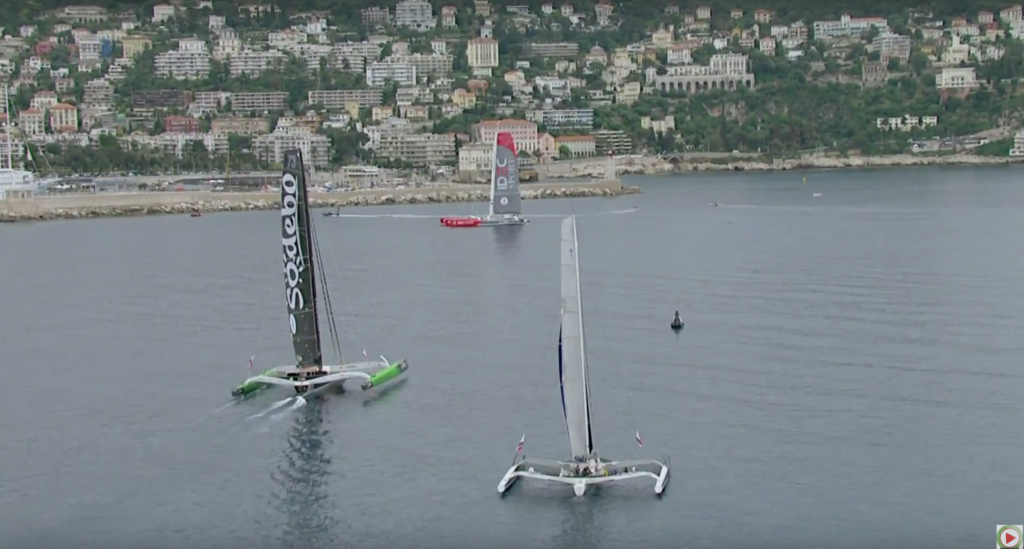 Nice Ultimed 2018: Départ Course - Marseille Bretagne Télé