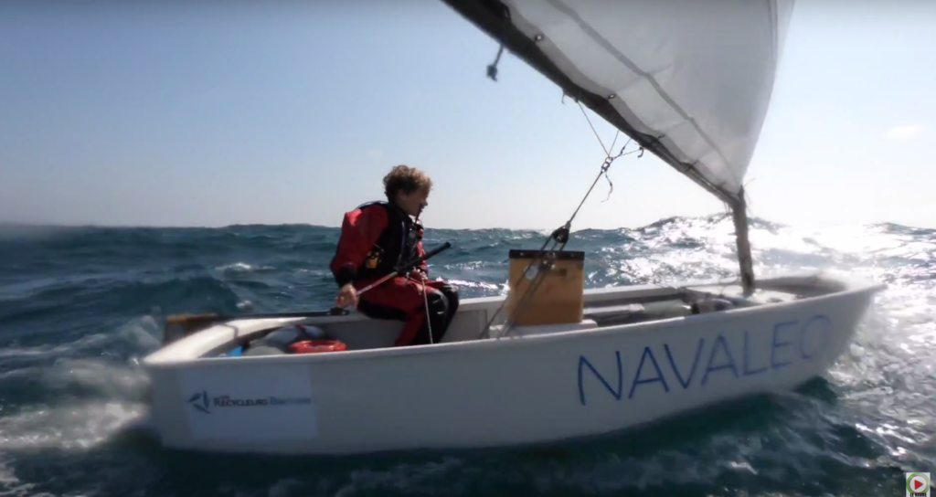 Tom 12 ans traverse la Manche - Cherbourg Bretagne Télé
