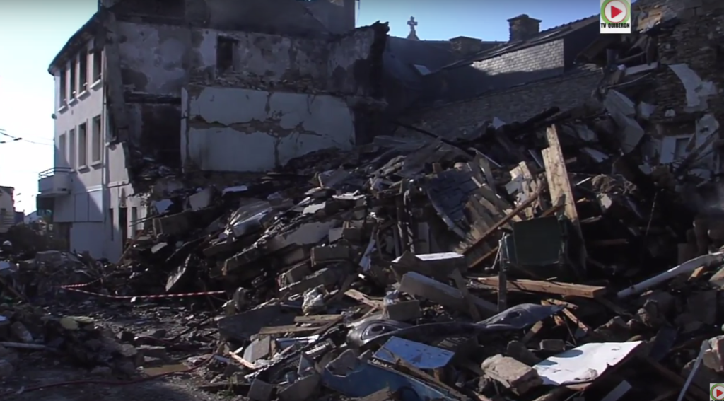 Explosion scene de guerre - TV Quiberon 24/7