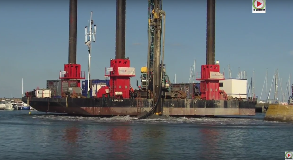 Forage spectaculaire Port-Haliguen - TV Quiberon 24/7