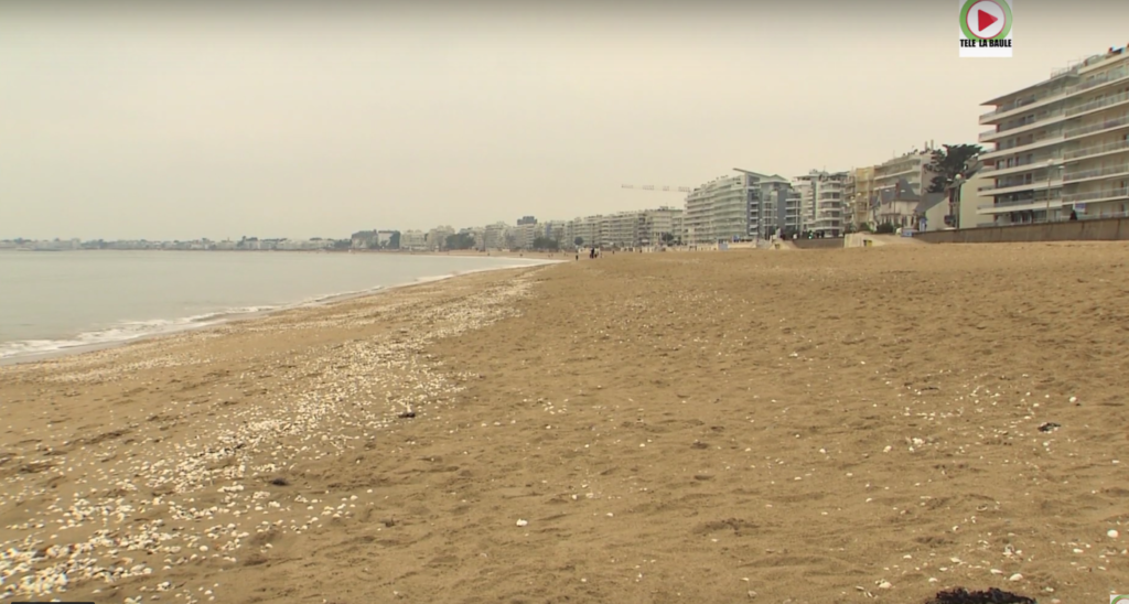 La Plage sauvage en Hiver - Télé La Baule