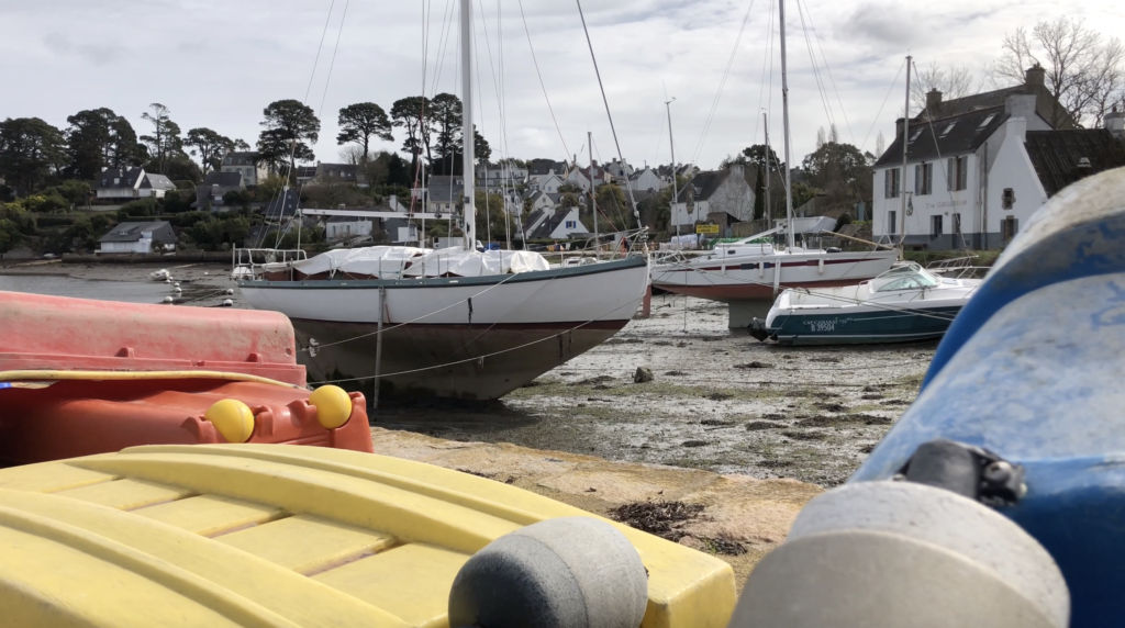 Ile aux Moines: Le Bourg en Hiver - Vannes Télé