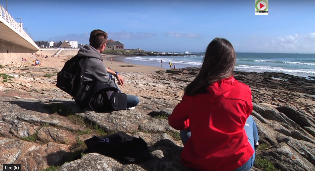 Farniente de Paques sur la Plage - TV Quiberon 24/7