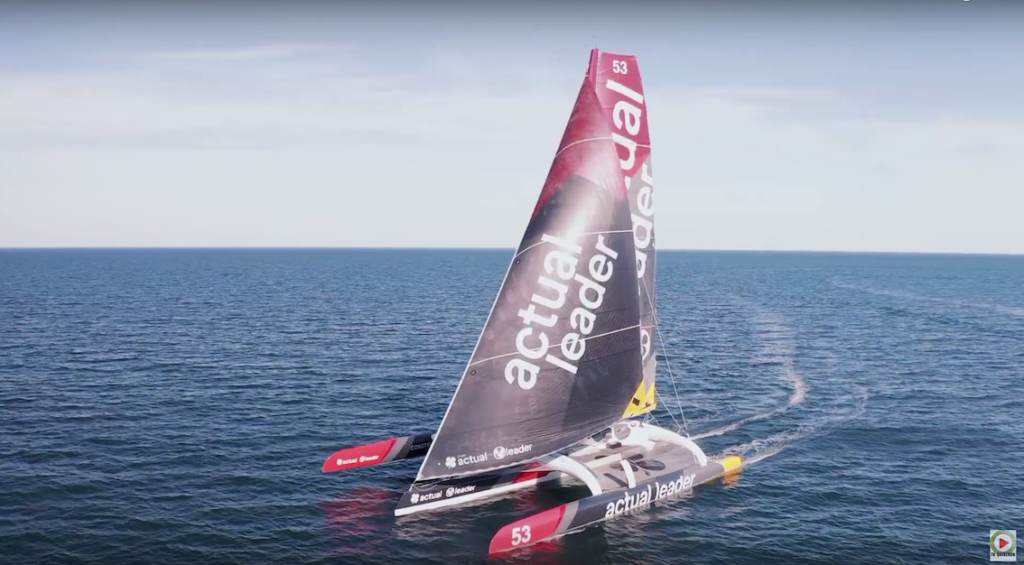 Maxi-Trimaran Actual Leader - TV Quiberon 24/7