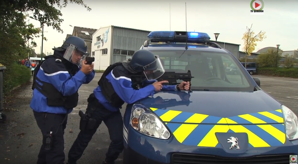 Gendarmerie Exercice Attentat Pontivy - TV Quiberon 24 /7