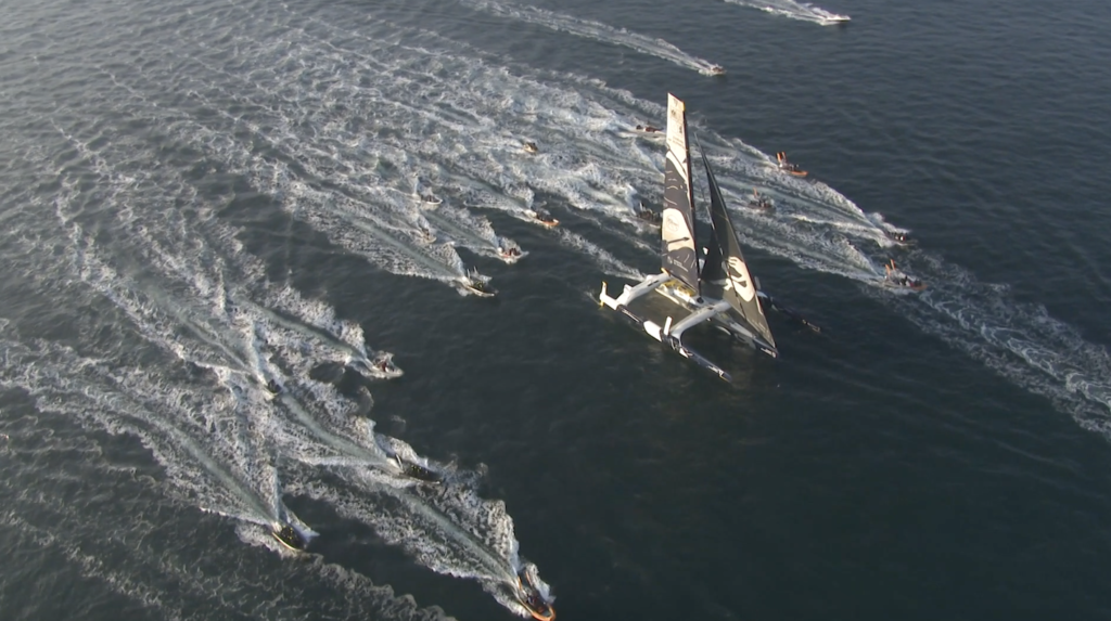 Gitana 17 gagne Brest Atlantiques - Bretagne Télé