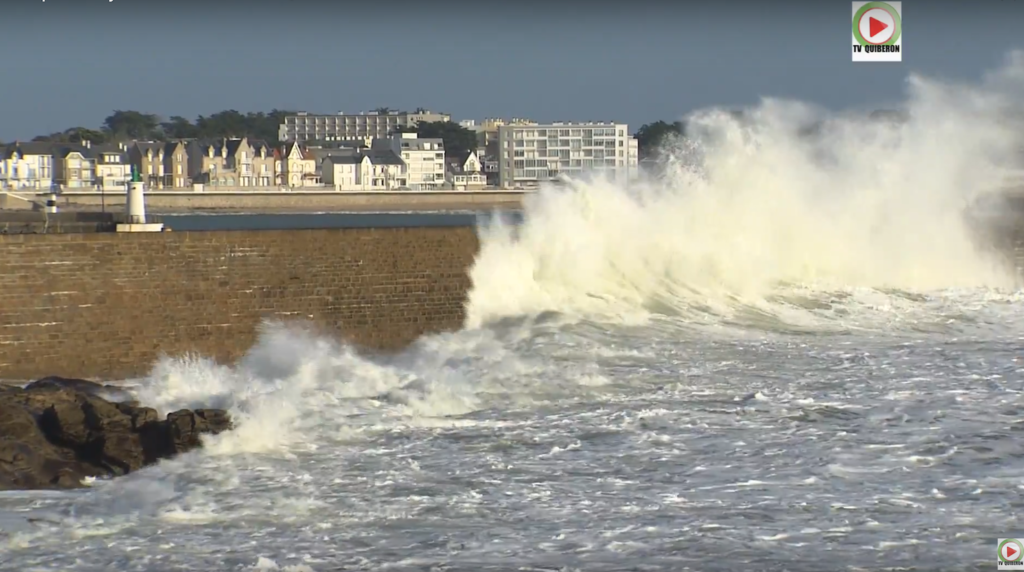 Tempête Atiyah Port Maria - TV Quiberon 24/7