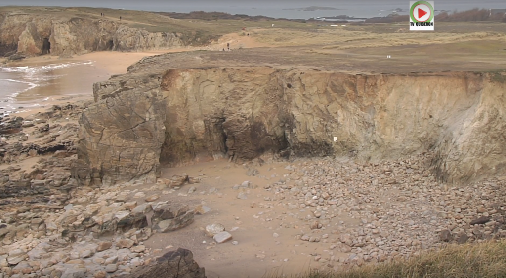 Saint-Pierre Quiberon - Terrible érosion de la Cote Sauvage
