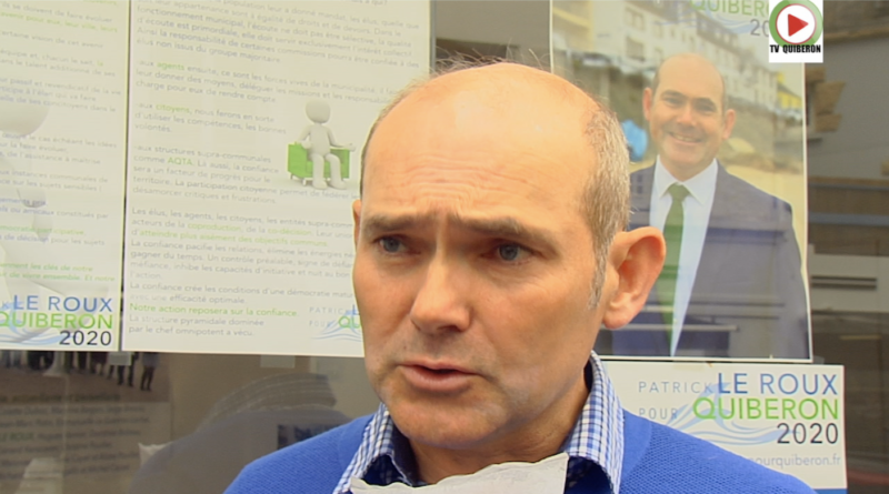 Municipales 2020 - Patrick Le Roux - Pour Quiberon - TV Quiberon