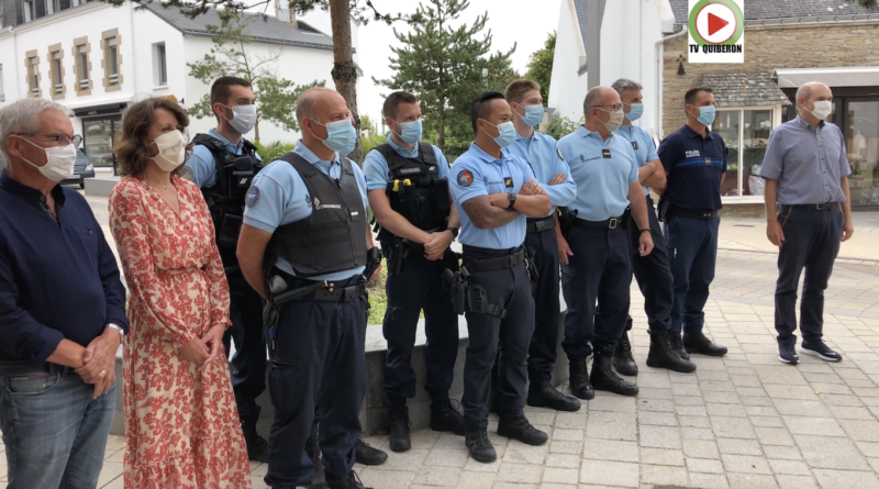 Renforts sécurité Gendarmerie - TV Quiberon