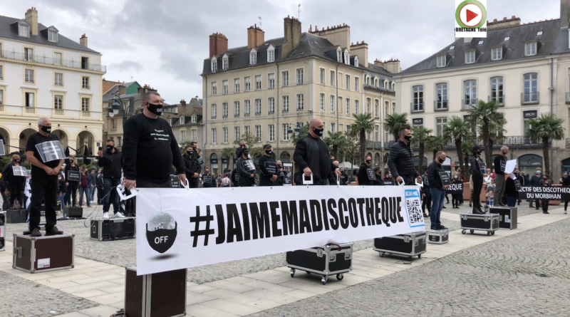 Rennes: Manif des Discothèques - Bretagne Télé