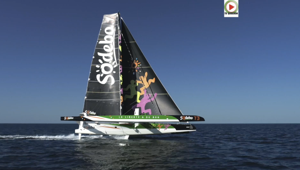 Sodebo Ultim 3 Avion des mers - Bretagne Télé