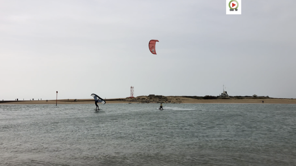 Etel | Jeu de Glisse, Kitesurf à la Barre d'Etel - Bretagne Télé
