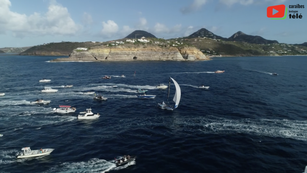 Saint-Barth | Palmieri/ Villion gagnent la Transat - Caraïbes Bretagne Télé