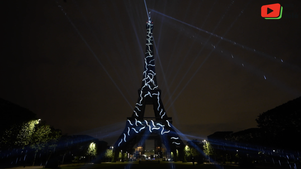Paris | L'Hydrogène illumine la Tour Eiffel - Paris Bretagne Télé