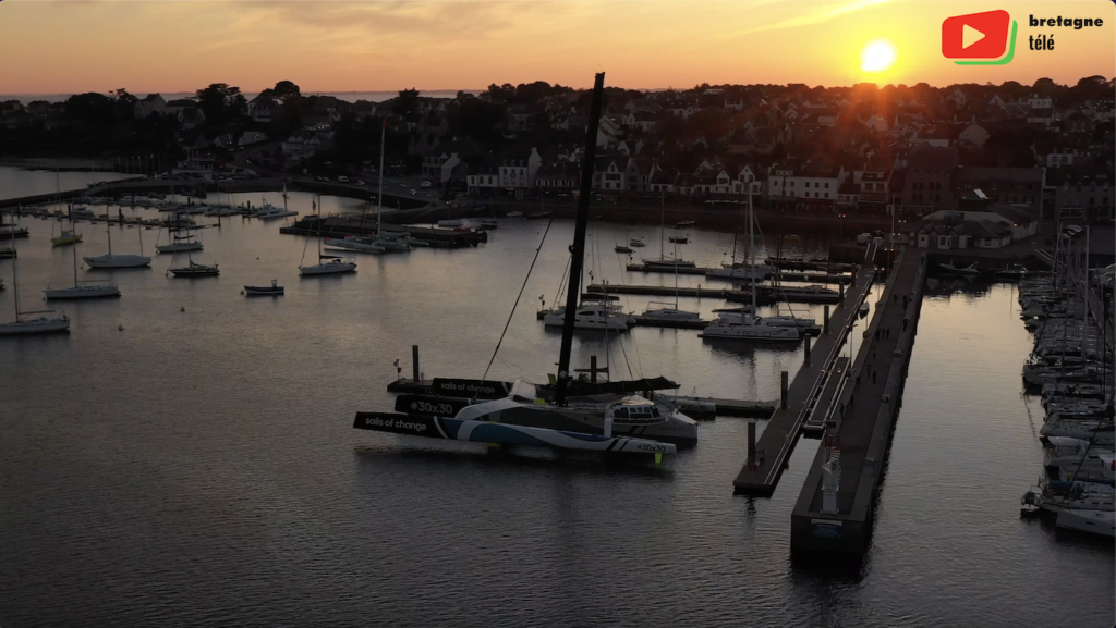 La Trinité-sur-mer | Le Maxi Spindrift en mode Jules Verne - Bretagne Télé