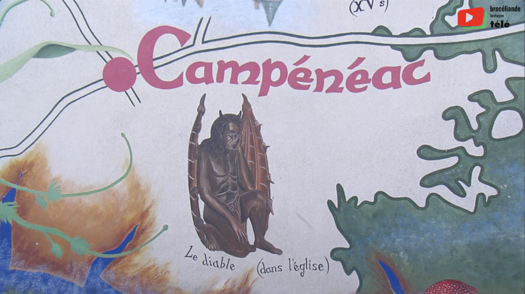 Campénéac | Diable, Fresque et plan d'eau en Hiver - Brocéliande Bretagne Télé
