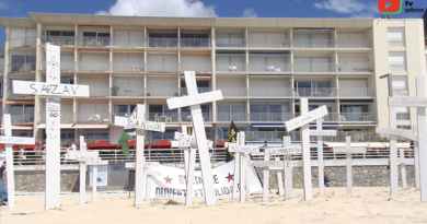 Quiberon | La plage transformée en Cimetière | TV Quiberon News