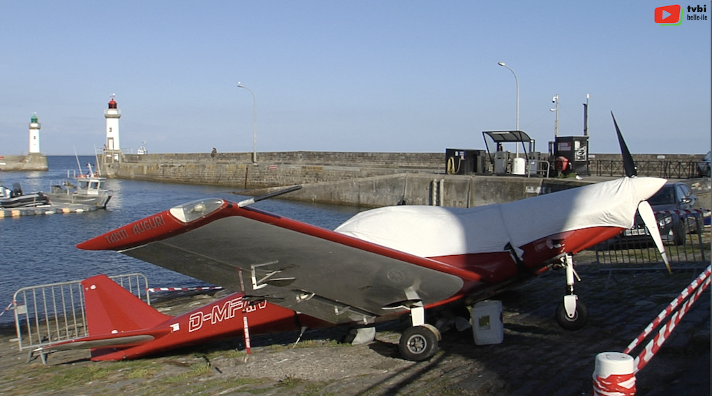 Belle-Ile-en-mer | Un ULM dans le Port | Belle-Ile Télévision TVBI