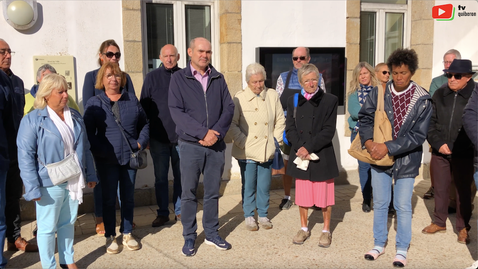 Quiberon | Attentat d'Arras minute de sillence | TV Quiberon 24/7