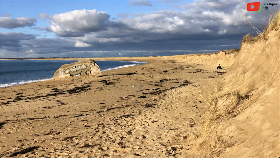Erdeven | La dune des naturistes dévorée | Bretagne Télé