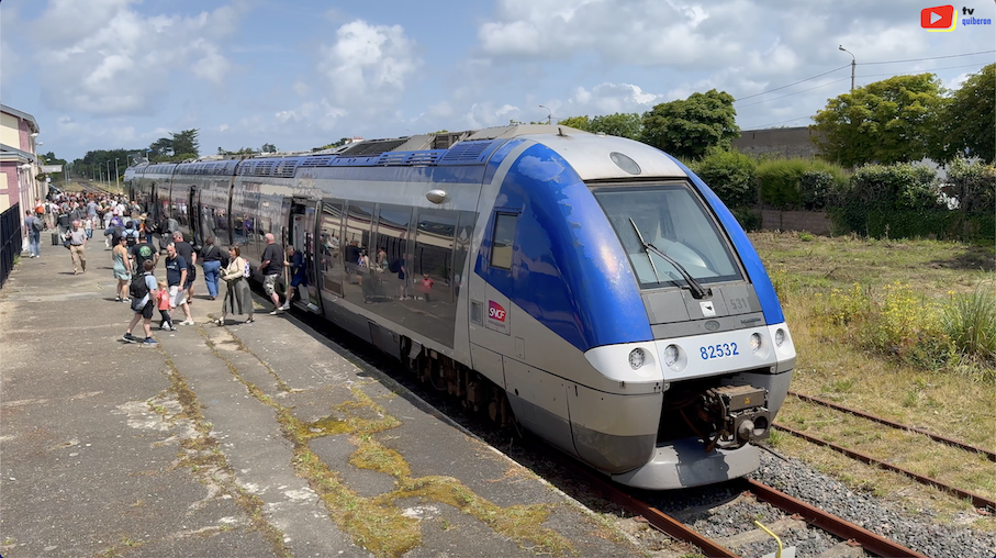 Quiberon | Retour du Train TER " Tire-Bouchon" | TV Quiberon 24/7