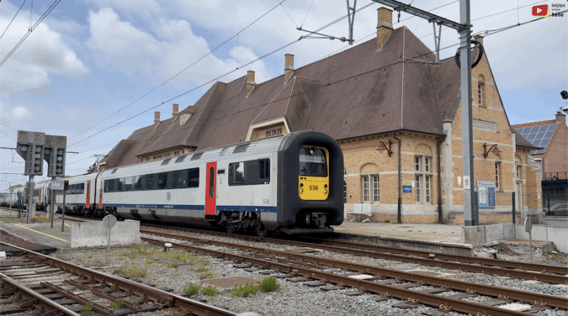 De Panne | Trein Kusttram Strand / Train SNCB Tramway | Belgique Bretagne Télé