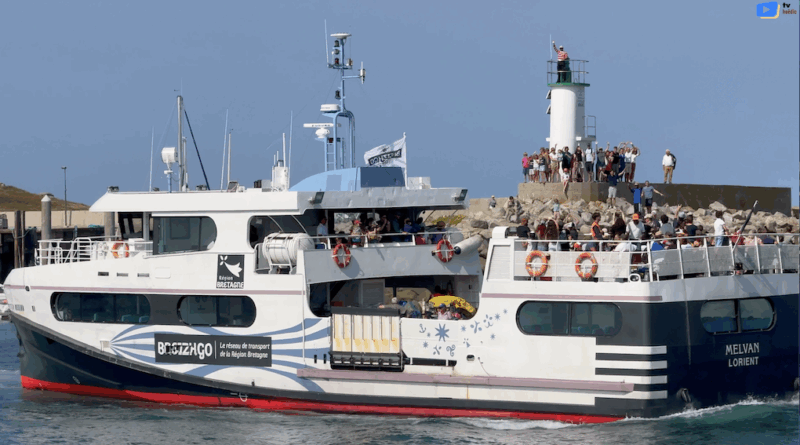 Île de Hoëdic | Départ du Ferry "Melvan" | Île de Hoëdic TV