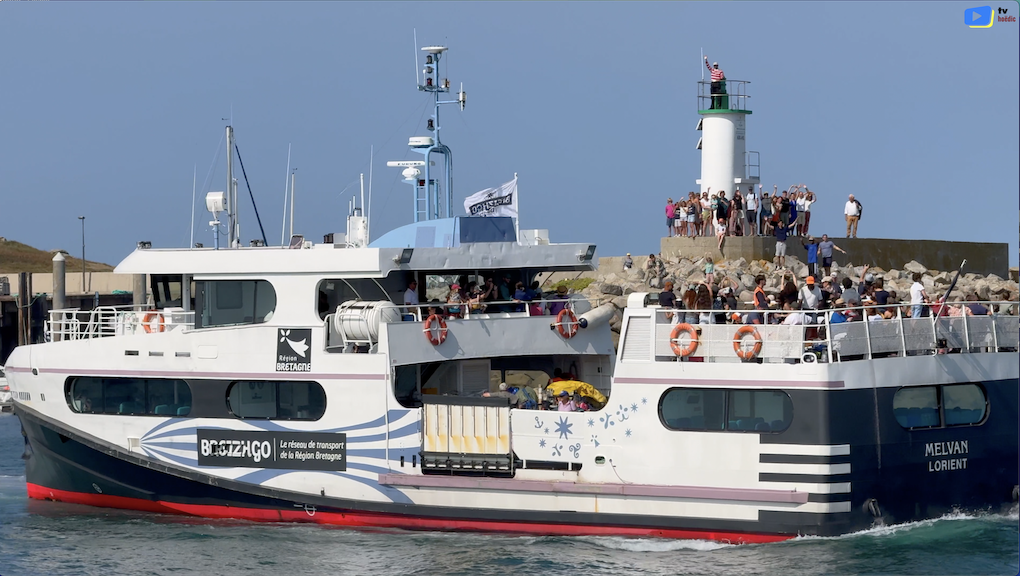 Île de Hoëdic | Départ du Ferry "Melvan" | Île de Hoëdic TV