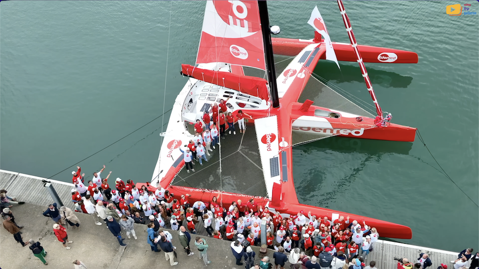 La Trinité-sur-mer | Mike Horn baptise l’Ocean Fifty Edenred 5 | TV Quiberon Sailing