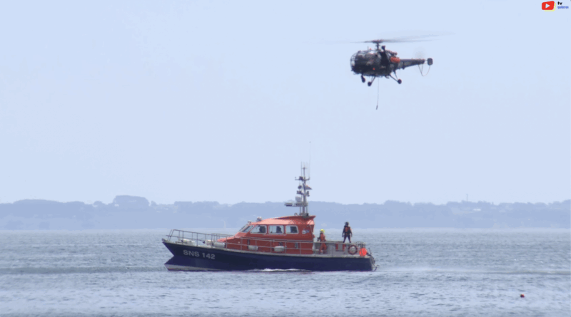 Quiberon | Hélico Alouette 3 et SNS 142 | TV Quiberon 24/7