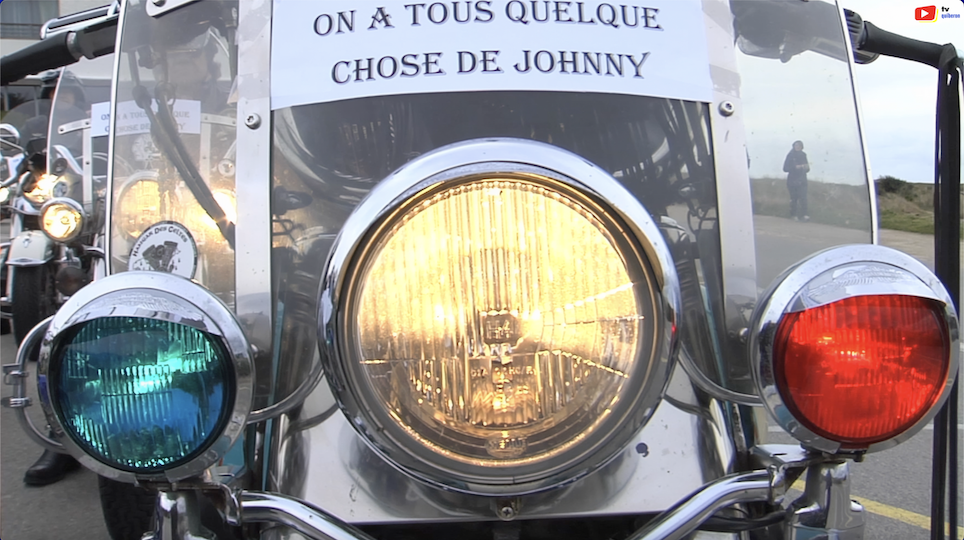 Quiberon | Johnny Hallyday hommage "Kiberen Biker" | TV Quiberon 24/7