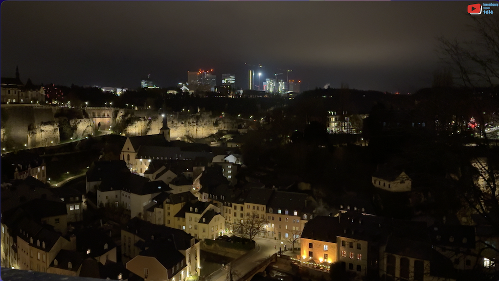 Luxembourg-City | Ville Basse la Nuit | Luxembourg Bretagne Télé