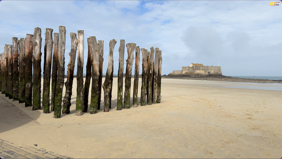 Saint-Malo | La Plage du Sillon Hors-Saison | Saint-Malo Bretagne Télé