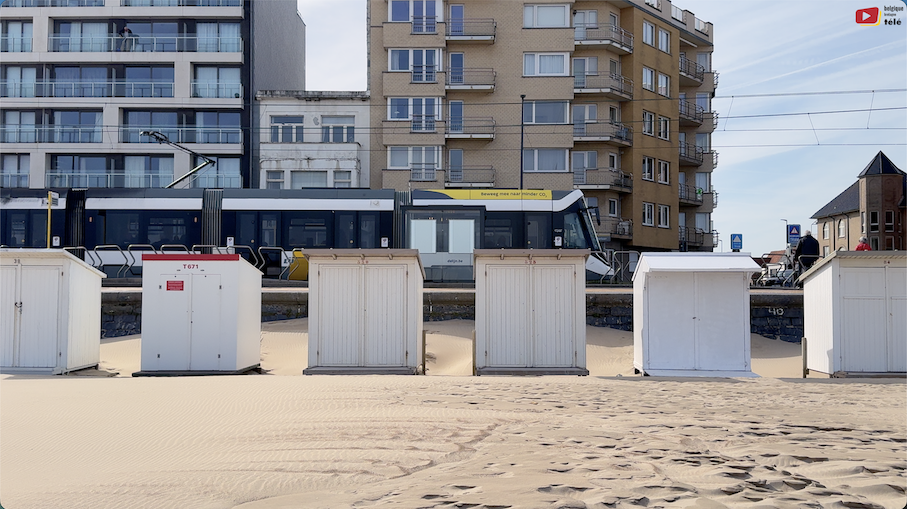 Oostende | Raversijde Middenlaan / Plage Belge | Belgique Bretagne Télé
