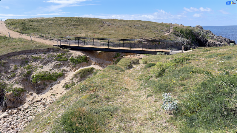 Île de Hoëdic | Passerelle de la Pointe du Vieux Château | Hoëdic TV
